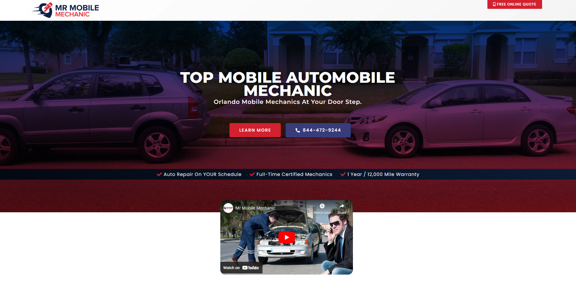 Mr Mobile Mechanic — recruits mechanics without disclosing YourMechanic affiliation